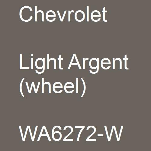 Chevrolet, Light Argent (wheel), WA6272-W.